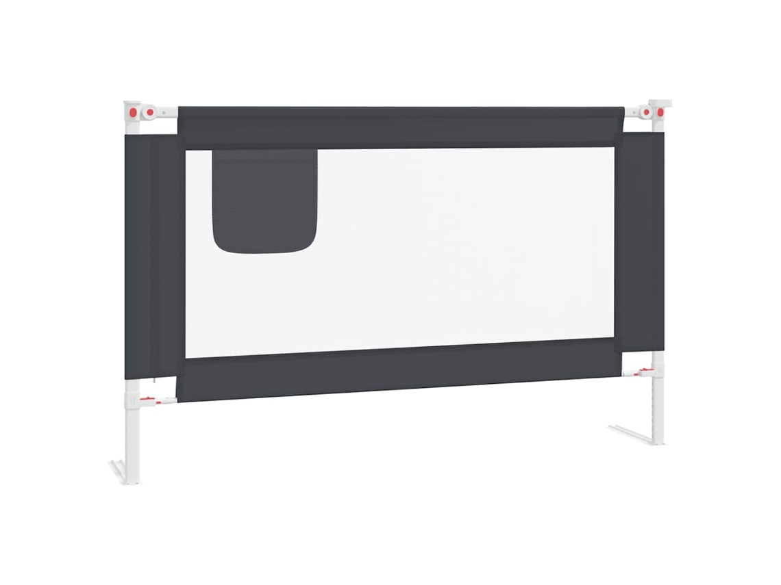Bed Rail, Bed Rails Vidaxl Cinzeto Tecido (120 X 25 Cm)