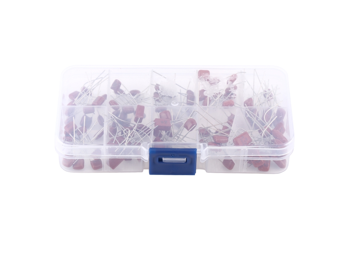 Kit de Capacitores Cbb de Polipropileno 10 Valores 10nf 470nf 100pcs