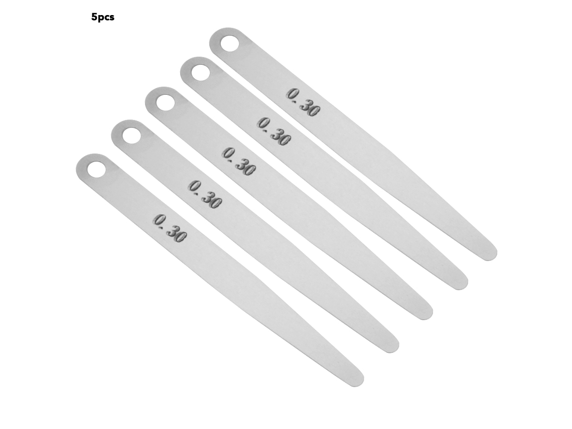 Laxiscreed Régua De Folhas Em Aço Inox Para Inspeção De Soldaduras E Medição De Folgas