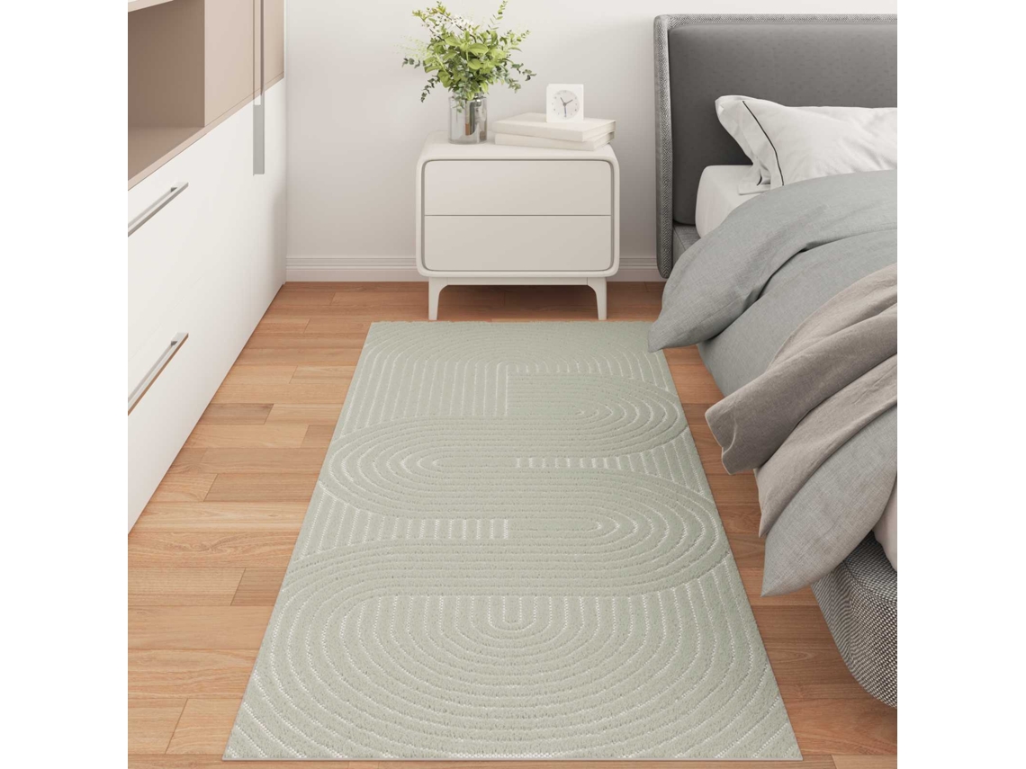 Vidaxl Tapete Para Uso Interno E Externo Palmeras Verde 80 X 200 Cm