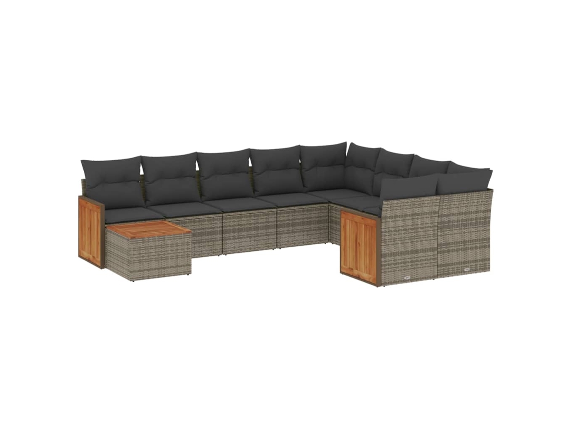 Garden Sofa Set, Garden Sofa Sets Vidaxl Cinzeto Rattan / Vime (n/a)