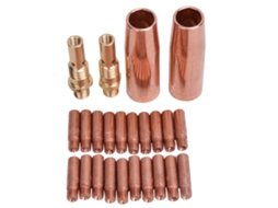 Kit De Acessórios Para Pistola De Soldadura: Bocal 21-50, Difusor De Gás 35-50, Ponta De Contato 11-30