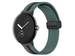 Pulseira De Silicone Dobrável Bicolor Para Google Pixel Watch