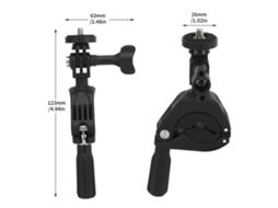 Soporte De Guidão Para Câmera De Bicicleta De Alumínio E Plástico Para Osmo Action 3 E Insta 360 X3