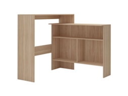 Mesa de bar com 2 tampos de carvalho 130x40x120 cm MAISON EXCLUSIVE