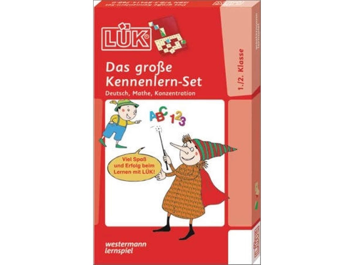 Livro Das große LÜK-Set für Einsteiger Deutsch, Mathe, Konzentration für Klasse 1 und 2 (Alemão)