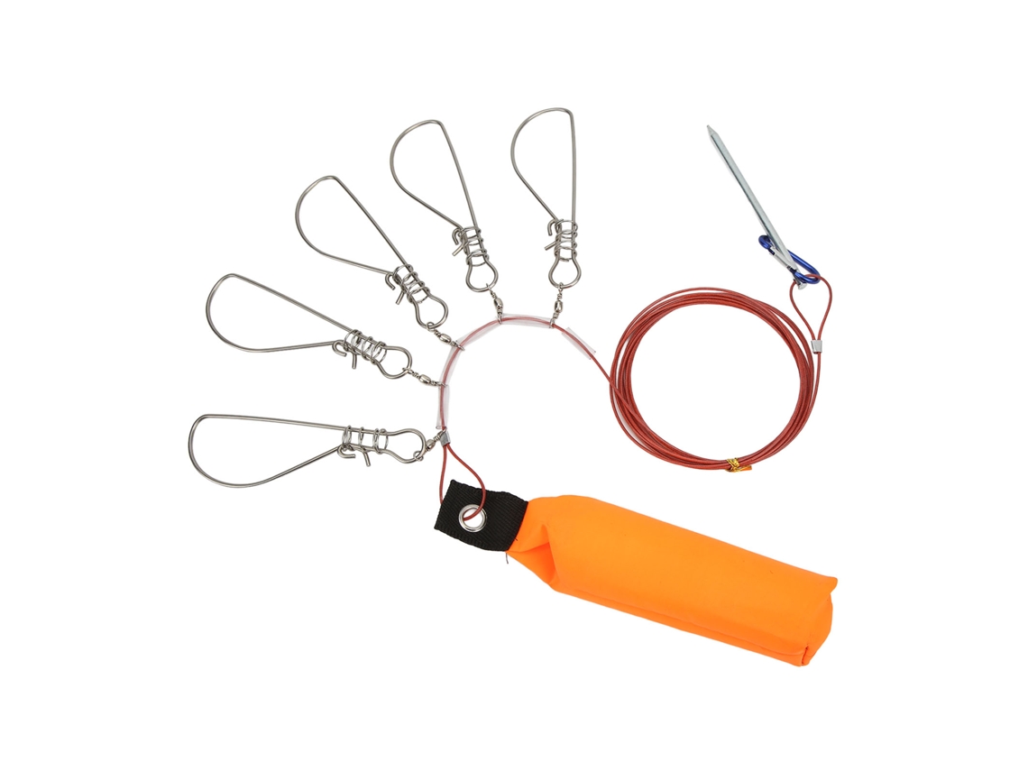 Kit de Pesca com 5 Fechos para Peixes Vivos