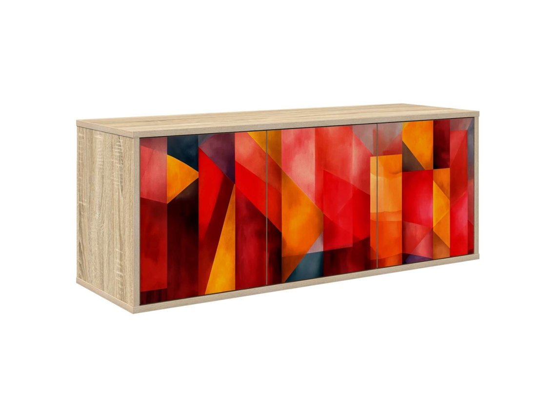 Vidaxl Armário De Tv Montado Na Parede Heesch 102 X 33 X 40 Cm