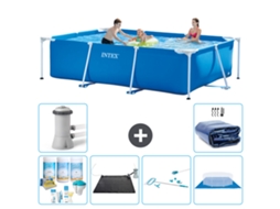 Intex Piscina Com Estrutura Retangular - 300x200x75 Cm - 7-peças S20052