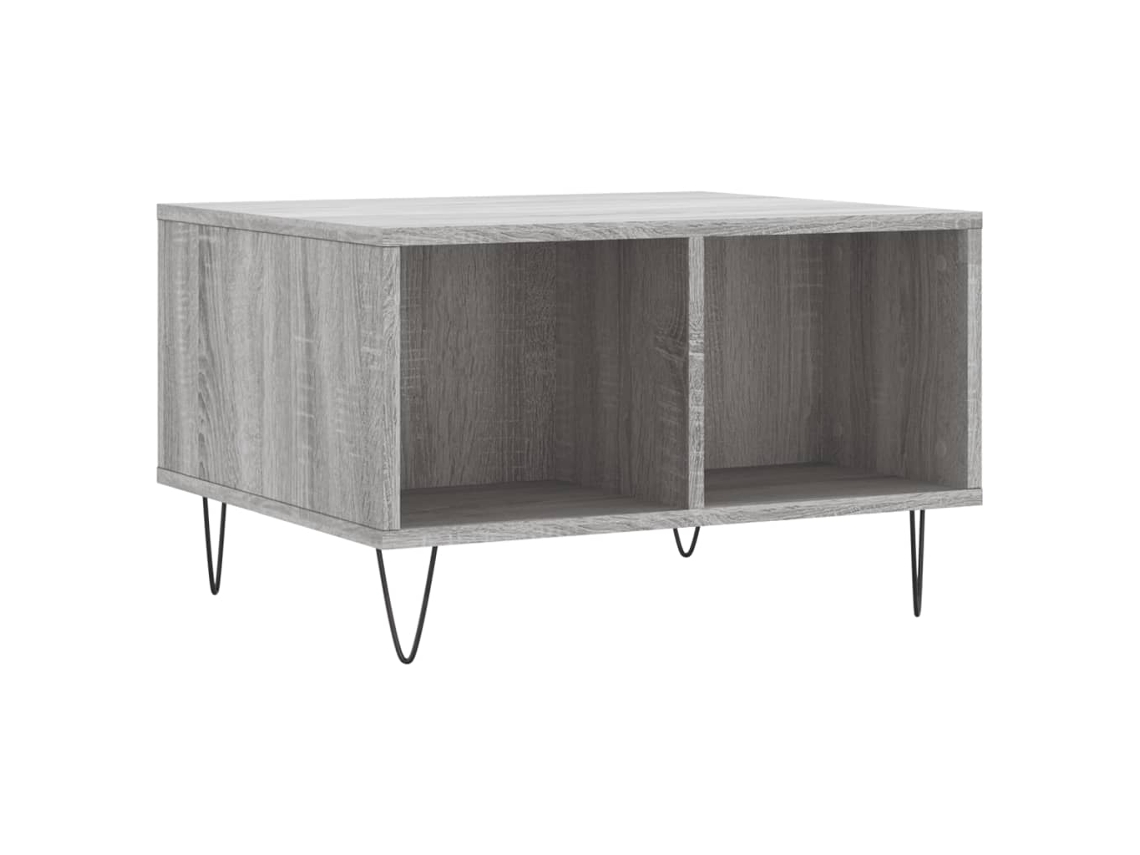 Mesa de centro Madeira Cinza Sonoma MAISON EXCLUSIVE (60x50x36,5 cm)