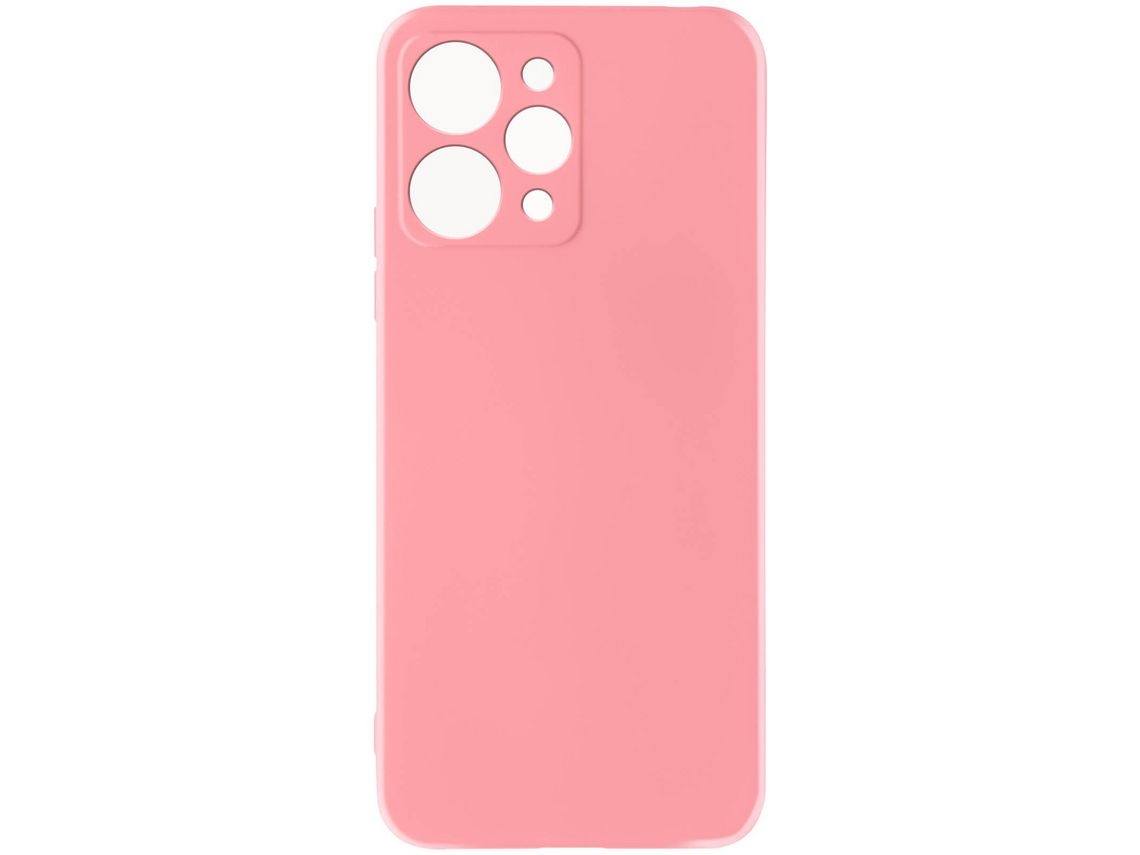 Capa Para Xiaomi Redmi 12 Silicone Rígida Rosa