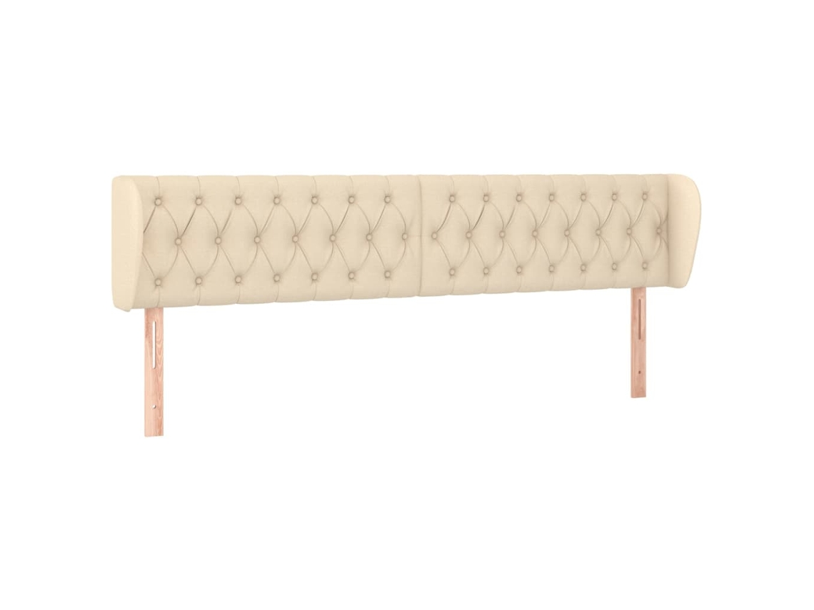 Headboard, Headboards Vidaxl Creme Tecido (183 X 23 X 78/88 Cm)