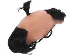 Prótese Capilar Divertida E Careca Para Cosplay, Feita De Fibra Resistente A Altas Temperaturas E Vinil, Confortável E Segura.