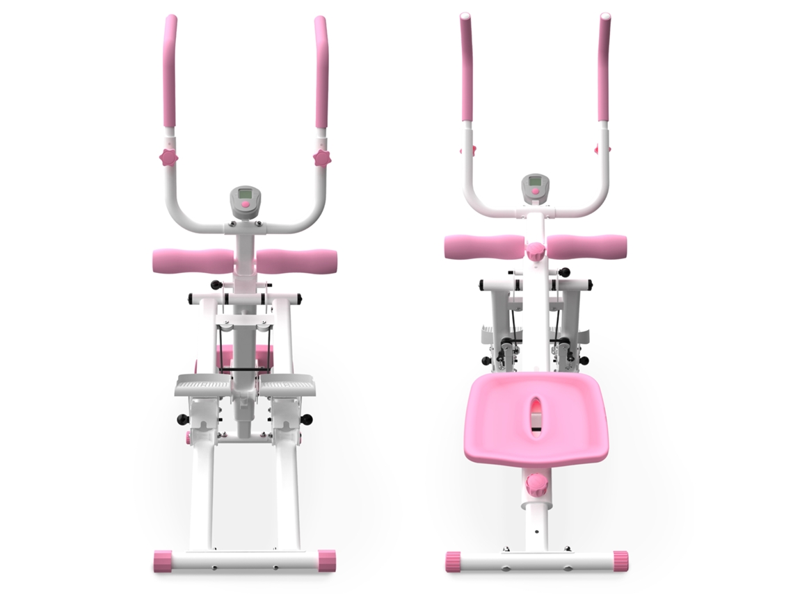 Stepper De Escadas 2 Em 1 Com Treinador Abdominal, Aparelho Dobrável Para Corpo Todo, Ideal Para Academia Em Casa.