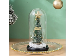 Laxiscreed Árvore De Natal De Vidro Com Luzinhas E Decoração Original Para Presentes Natalícios