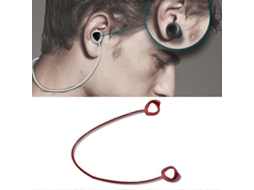 Fone De Ouvido Bluetooth Esportivo De Silicone Com 3 Peças, Corda Anti-perda Para Samsung Galaxlbuds 1/2 Vermelho