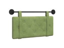 Conjunto 1 Cabeceira Suspensa Vidaxl Verde Veludo (100 X 55 X 5 Cm)