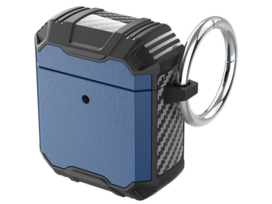 Capa À Prova De Choque Em Tpu + Pc Para Fones De Ouvido Sem Fio, Com Gancho, Compatível Com Airpods 1/2.
