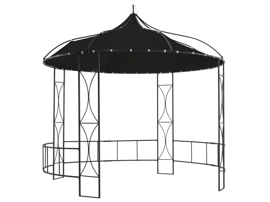 Gazebo VIDAXL Grey Tecido (300x290 cm)