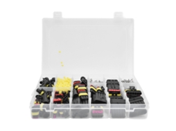 Kit De Conectores Impermeáveis Para Automóveis Com 1004 Peças Terminal Macho Fêmea 1-6 Pinos