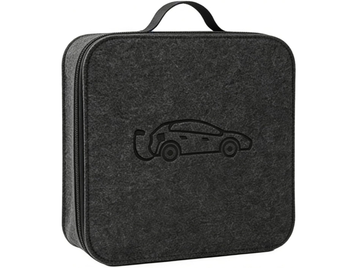 Bolsa De Armazenamento E Transporte Para Carregador De Veículos Elétricos Com Cordão.