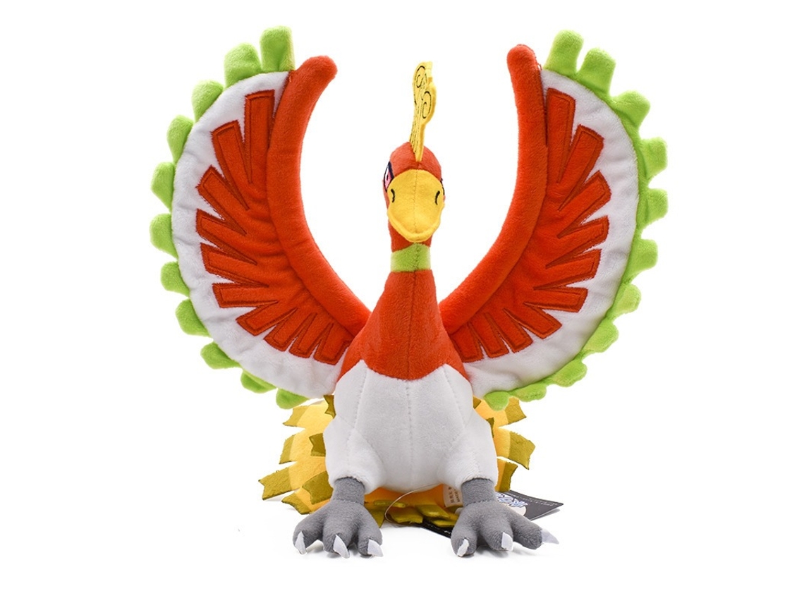 Peluche De Fénix Com Asas Abertas (multicolor)