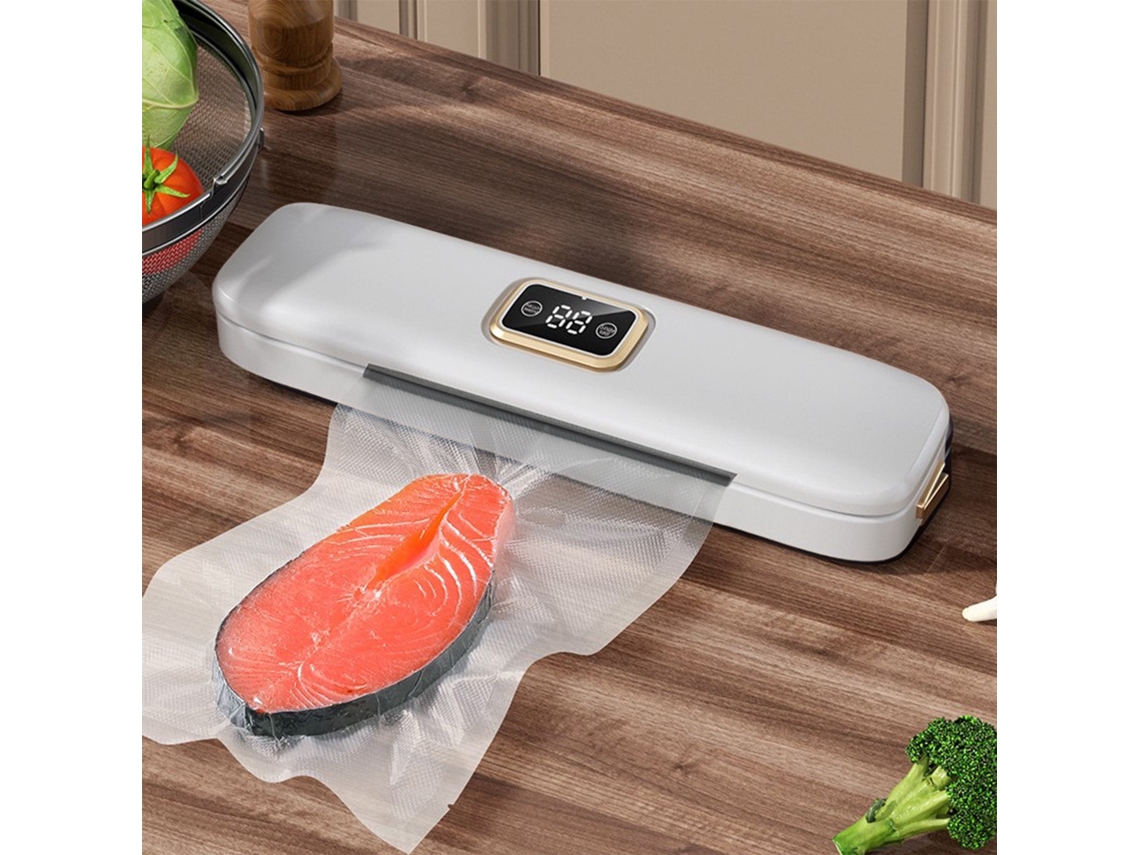 Máquina De Selagem A Vácuo Para Alimentos - Sistema De Embalagem Automático Para Preservação E Frescura De Comida