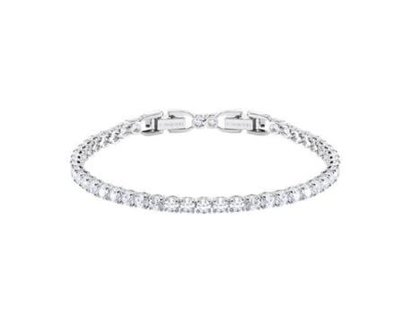 Swarovski Tennis:Pulseira Rnd Dlx Czwh/R