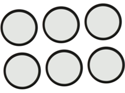 Conjunto de 3 pares de espelhos convexos para ponto cego com pré-moldagem para carros, melhorando a visibilidade.