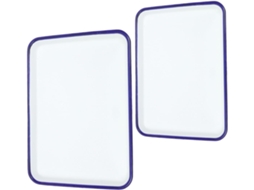 De 2 Assadeiras Retangulares Esmaltadas, Resistentes Ao Calor E Antiaderentes, Ideais Para Assar Bolos, Tortas E Para Gokoco