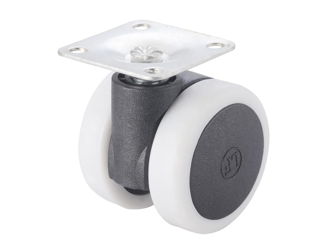 Ubstituição De Rodízios Reforçados (cor: Placa Sem Fr, (1,5 Polegadas), 40 Mm, Borracha