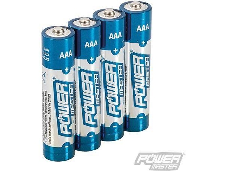 Pilha POWERMASTER Super Alcalina AAA