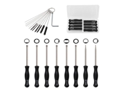 Conjunto de Ferramentas de Ajuste Do Carburador com Escova de Cerdas Ferramentas de Jardinagem
