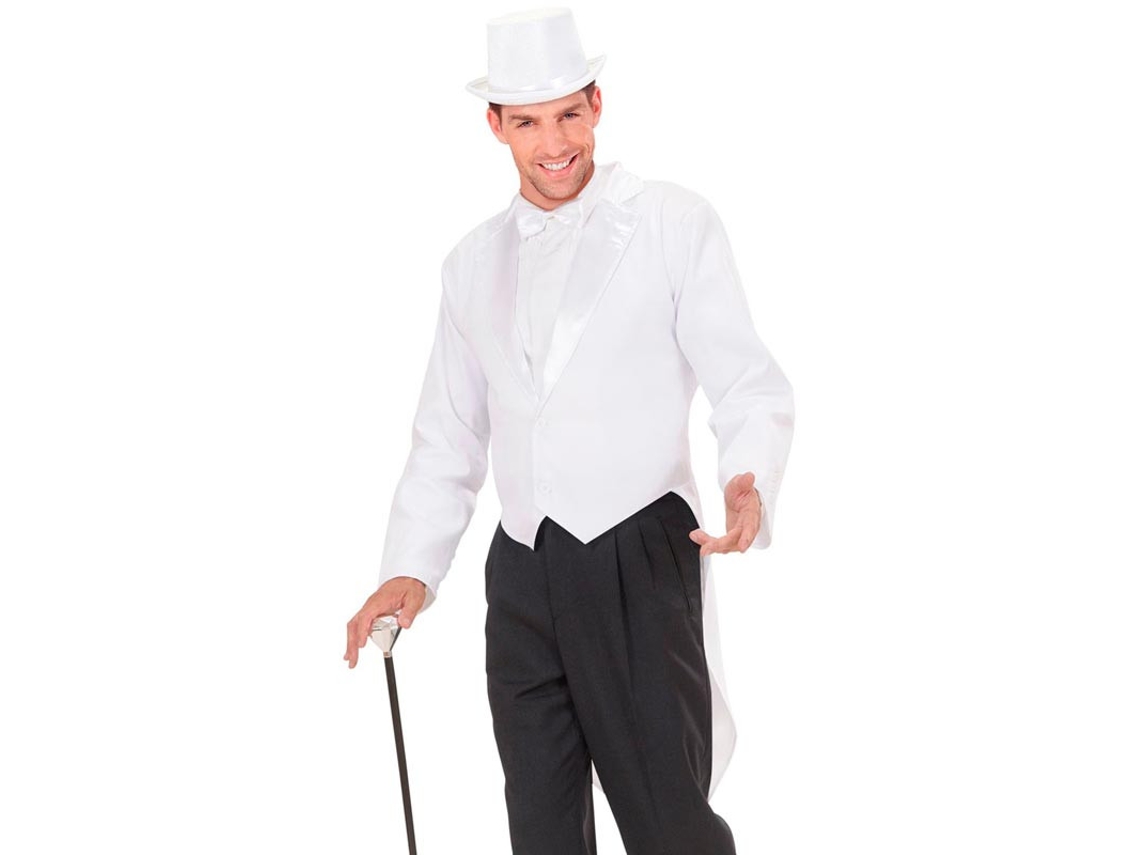 Traje de gala Showtime branco ou fraque para homem