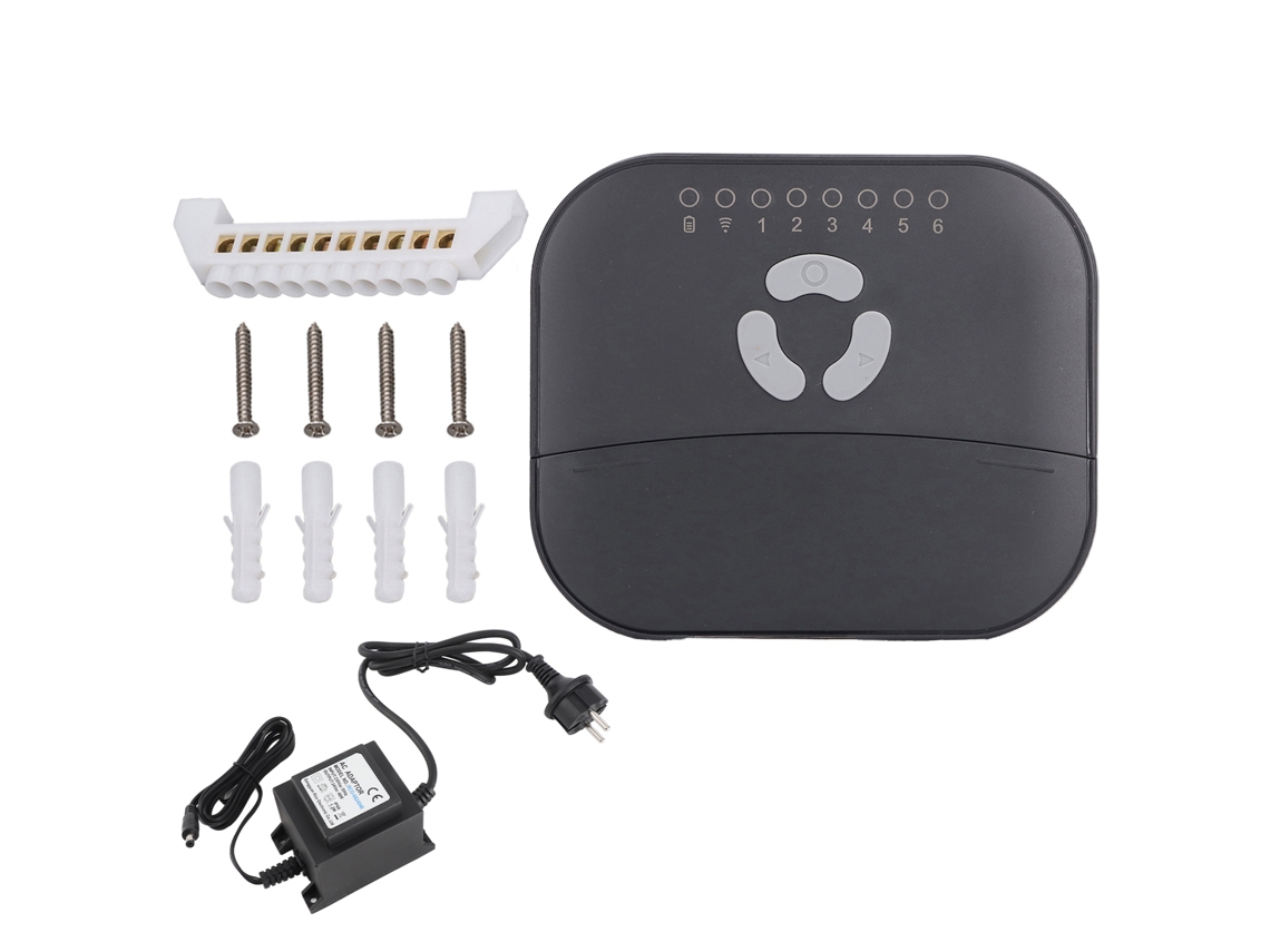 Controlador De Válvula De Água 6 Zonas Wi-fi Com Previsão Do Tempo Sunflare