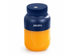 Liquidificador Portátil Jialefu Sem Fios 800 Ml, Copo 1300 Ml, 2 Tampas, Palhinha E Alça, Azul