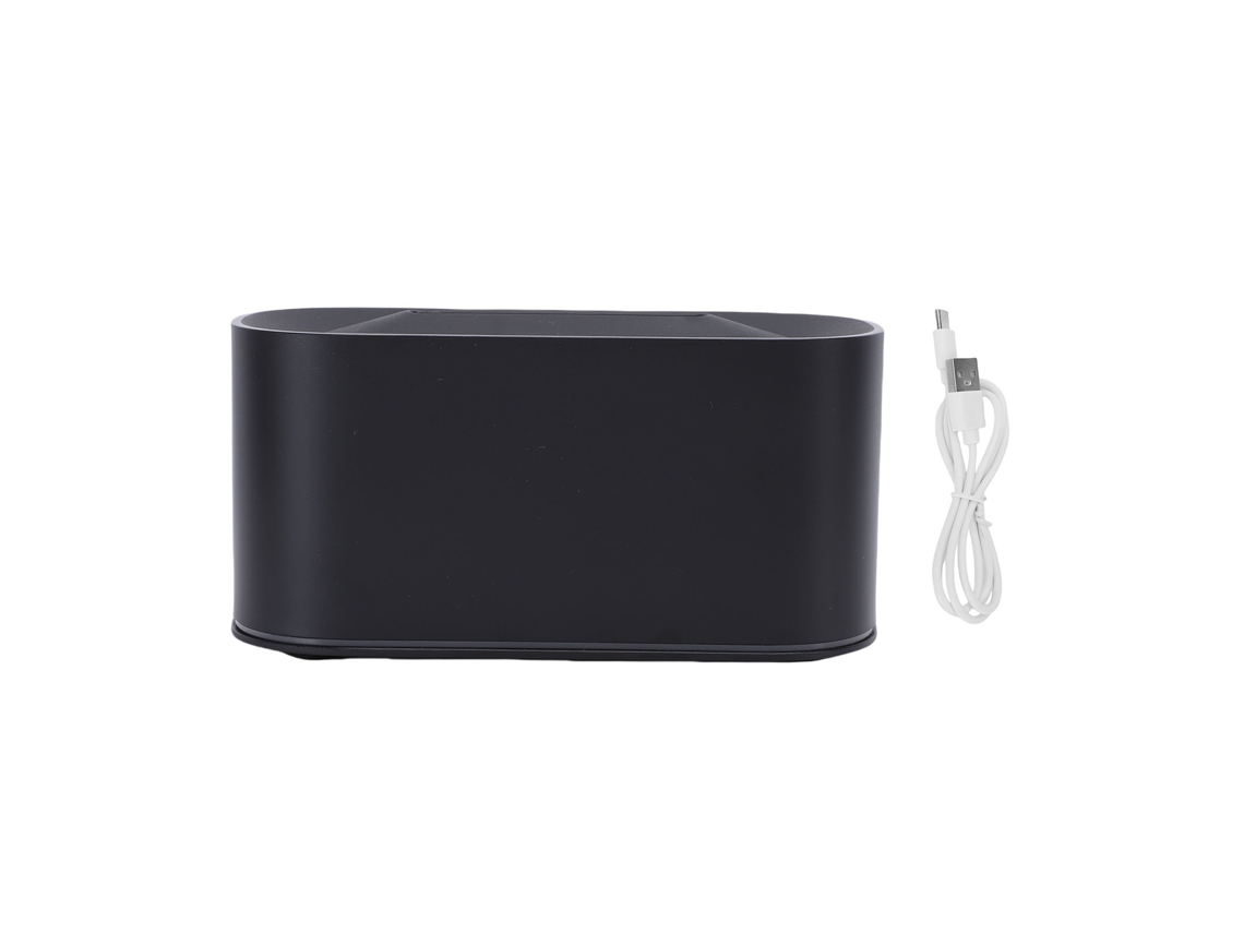 Laxiscreed Difusor De Aromaterapia Com Luz De Chamas E Umidificador Usb Preto Para Escritório