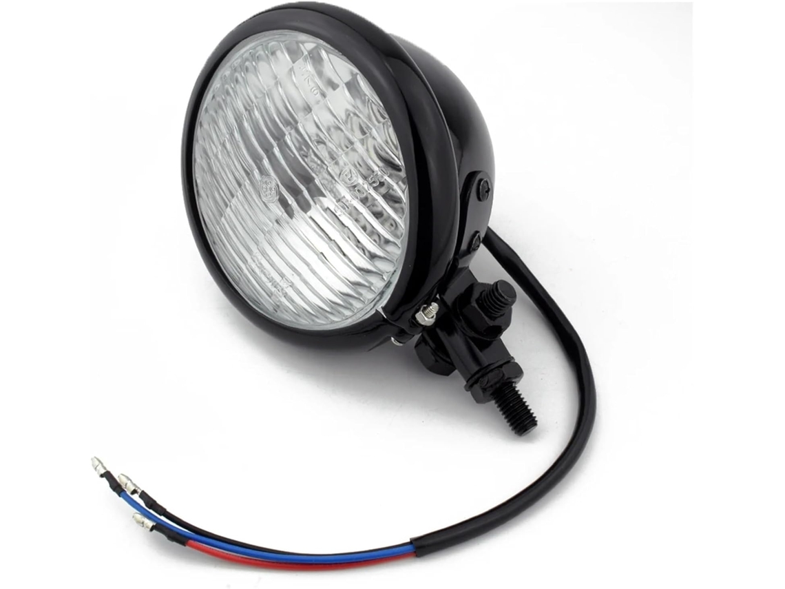 Farol de Motocicleta Vintage 4 5 Polegadas Adequado para Harley Ideal Motocicletas 5" Perfeito Pilotagem Off