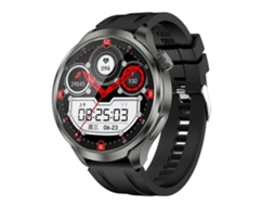 Novo smartwatch esportivo com GPS, tela AMOLED de 1,85", chamadas Bluetooth e Bluetooth para bicicletas elétricas.