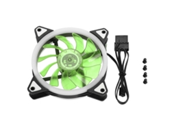 Fan-rs18 12v Cc 120mm Ventoinha De Gabinete Led Com Doble Abertura E Múltiplas Interfaces Ventoinha De Resfriamento Verde