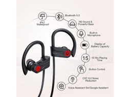 2026-auriculares Bluetooth Intrauditivos Impermeables Ipx4 Deportivos Ligeros Con Sonido De Alta Fidelidad Y Batería De Larga Duración