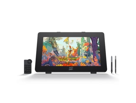 Mesa Digitalizadora XPPen Artist Pro 24 Gen2 4K UHD, 2 Lápis de Pressão 16K com Suporte Ajustável e Mini Teclado