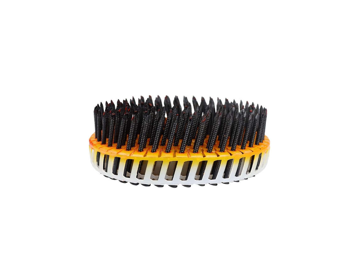 Pregos de Cabeça Redonda com Revestimento Ar Preto 2 5-2 7 X 40 Mm Rolo 200 Peças WOVAR