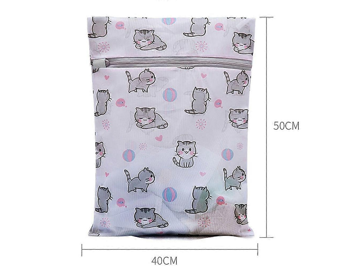 Saco De Roupa Suja De Grande Capacidade Com Estampa De Gato, Prático Para Guardar Roupas E Outros Itens Domésticos. Nostalgia88