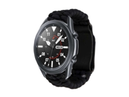 Bracelete Garmin Forerunner 735Xt Pulseira Corda Trançada Preto