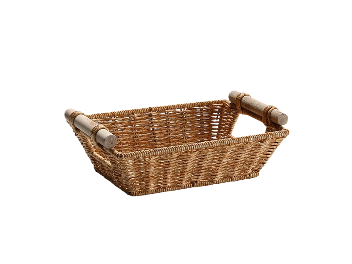 Cesta retangular para lanches ou chá Kofihety