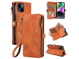 Capa Carteira Para Iphone, Compatível Com Iphone.marrom - Iphone 11 Pro Max