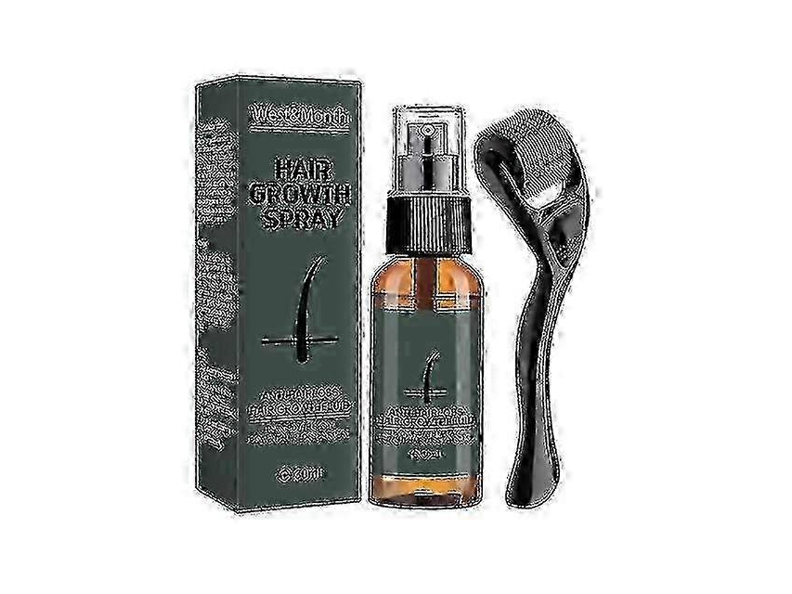 Kit De Crescimento De Barba Com Roller E Óleo, Para Cuidados Com A Barba
