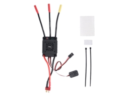 Controlador De Velocidade Elétrico Brushless Rc À Prova D'água 60a T Plug 2-3s Para Carros Rc 1/10 1/12 1/14 1/16