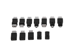 Conjunto Adaptadores Usb 2.0 LAXISCREED 12 Peças